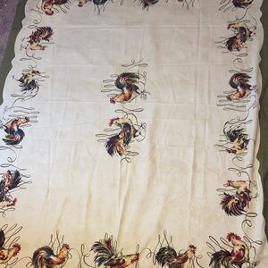 HEN & ROOSTER TABLECLOTH Noble Excellence Vintage Rectangular